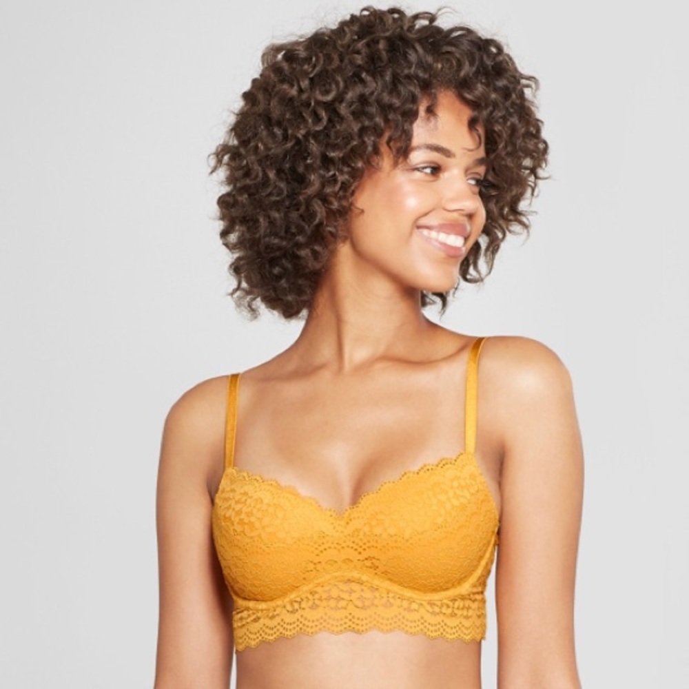 Long Line Lace Push Up Bra